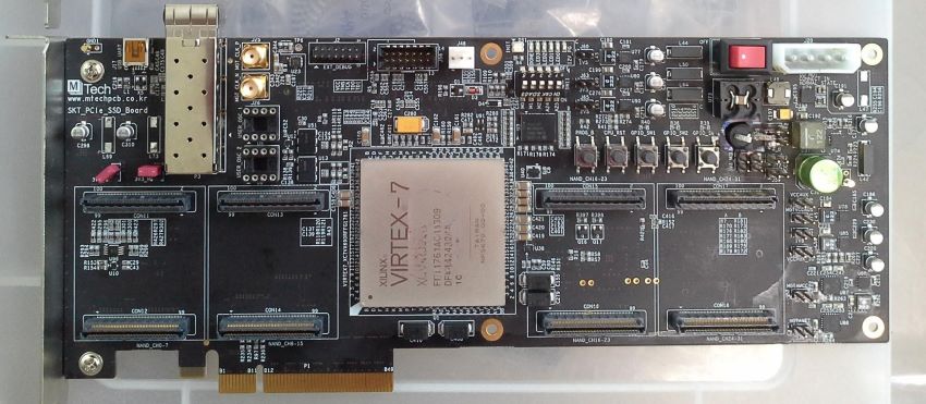 NVMe SSD FPGA Board